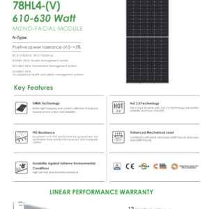 Tấm pin năng lượng mặt trời 610-630W