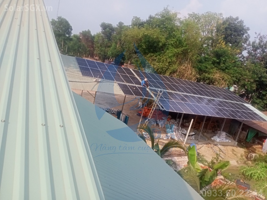 Hệ thống điện năng lượng mặt trời 60kW Tân Châu, Tây Ninh