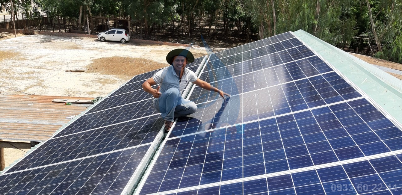 CT 10kW nhà chú Thinh, xã Thanh Bình, huyện Hớn Quảng, tỉnh Bình Phước SOLARSGX.VN 03