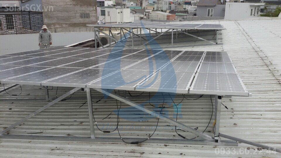 Hệ thống điện năng lượng mặt trời 15kW nhà chú Đắc, Đồng Nai