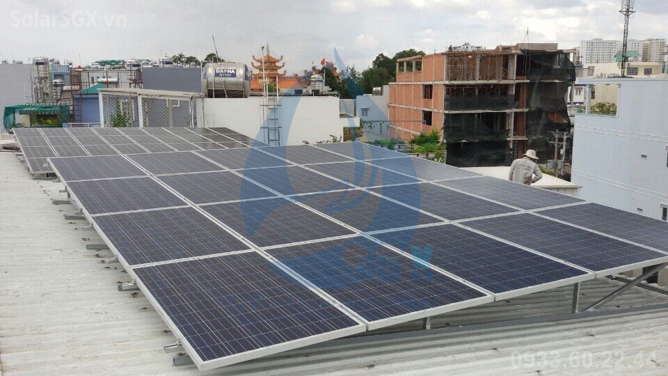 Hệ thống điện năng lượng mặt trời 15kW nhà chú Đắc, Đồng Nai