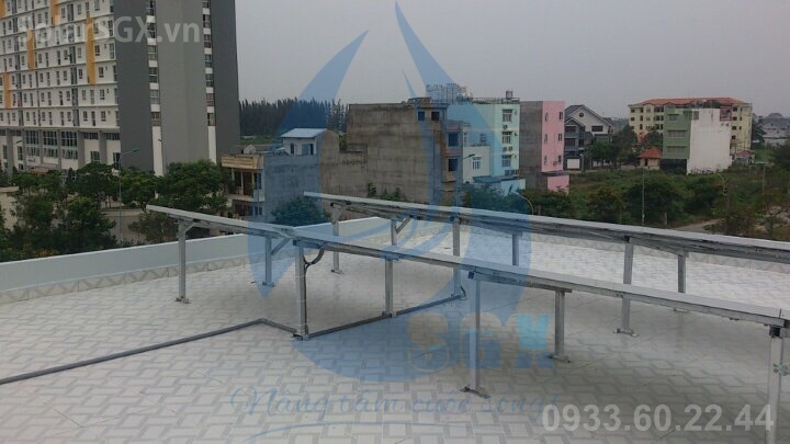 Kết cấu khung thép đỡ pin năng lượng mặt trời