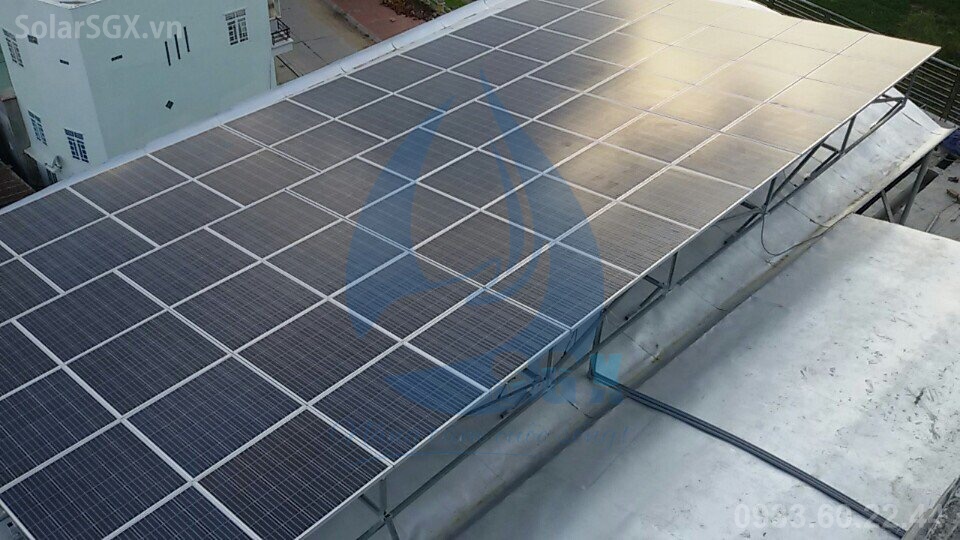Hệ thống điện mặt trời 60kW nhà chú Phụng, Long An
