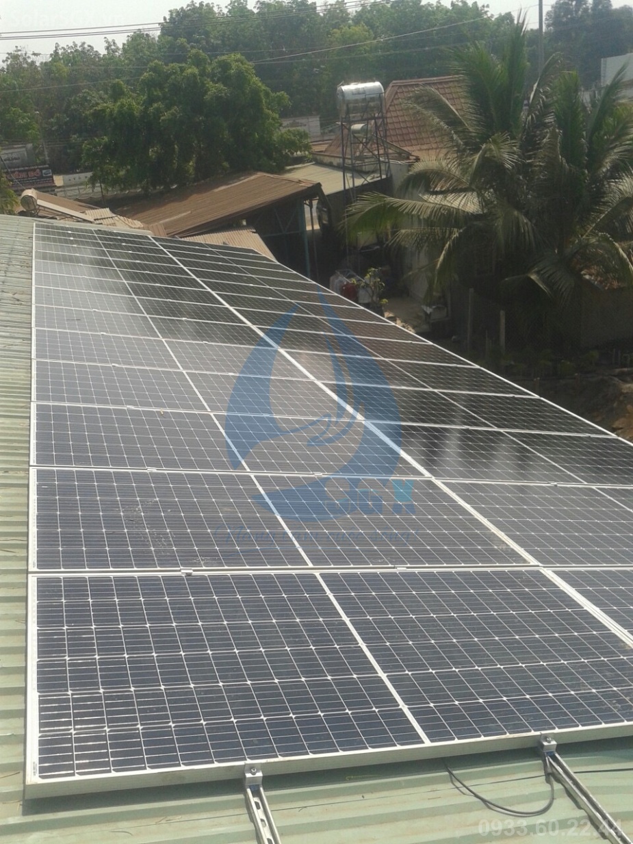 Hệ thống điện năng lượng mặt trời 70kW xã Tân Hiệp, Tây Ninh