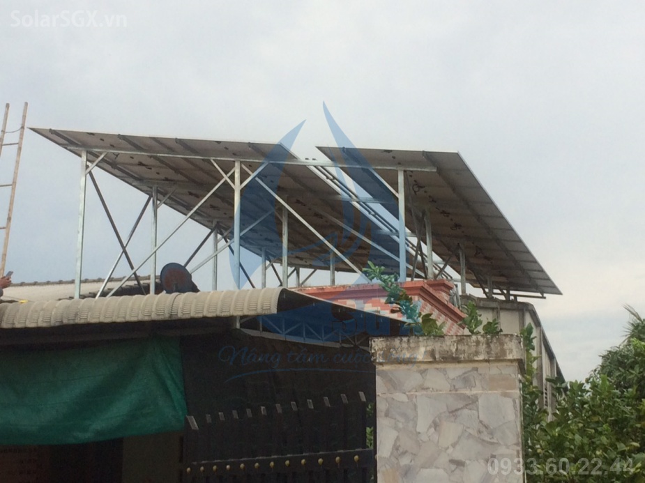 Hệ thống điện năng lượng mặt trời 20kW nhà anh Huy, Tây Ninh