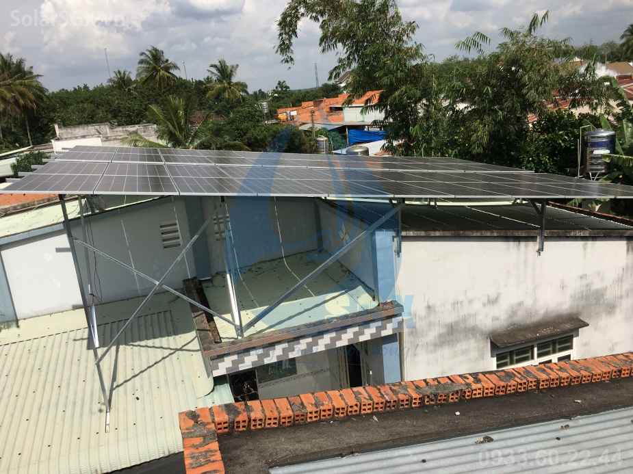 Hệ thống điện năng lượng mặt trời 20kW nhà anh Huy, Tây Ninh