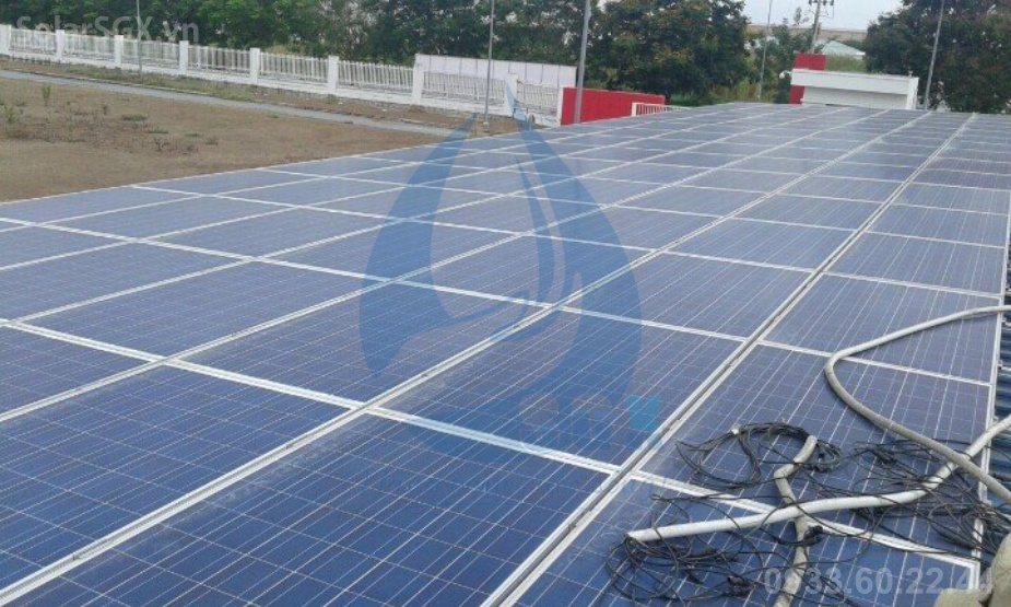 Hệ thống năng lượng mặt trời 60kW tại xưởng SGX, Tây Ninh