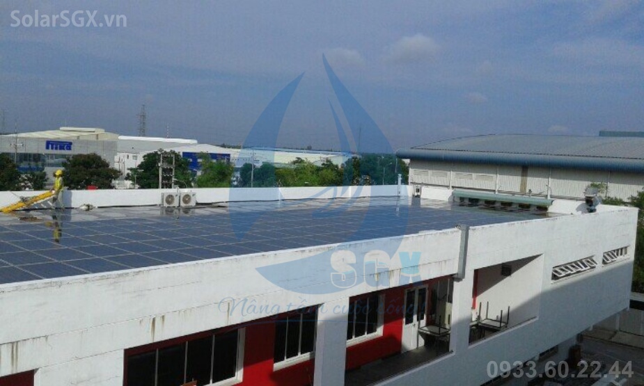 Hệ thống 60kW tại xưởng SGX, Tây Ninh