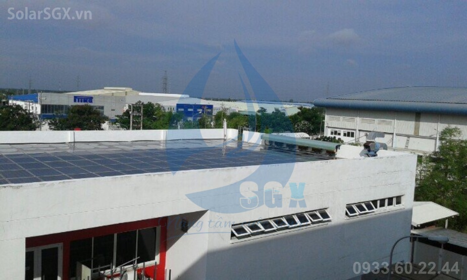 Hệ thống 60kW tại xưởng SGX, Tây Ninh