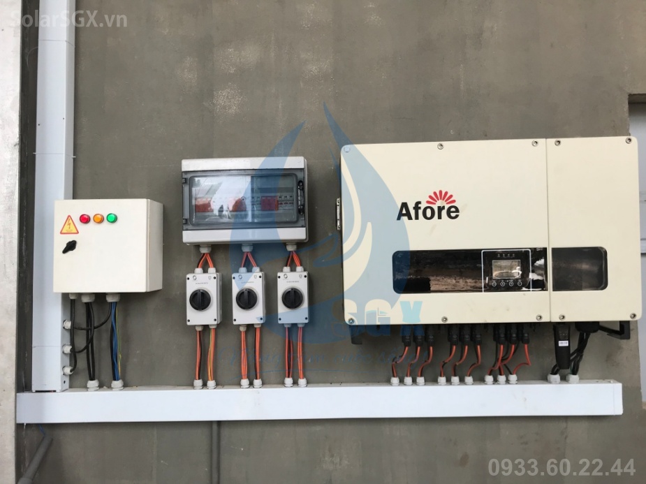 Hệ thống 60kW tại xưởng SGX, Tây Ninh