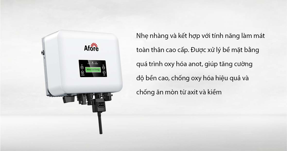 Biến tần hòa lưới một pha công suất 1-3 KW