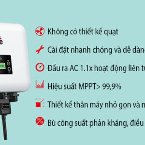 Biến tần hòa lưới một pha công suất 3-6 kW