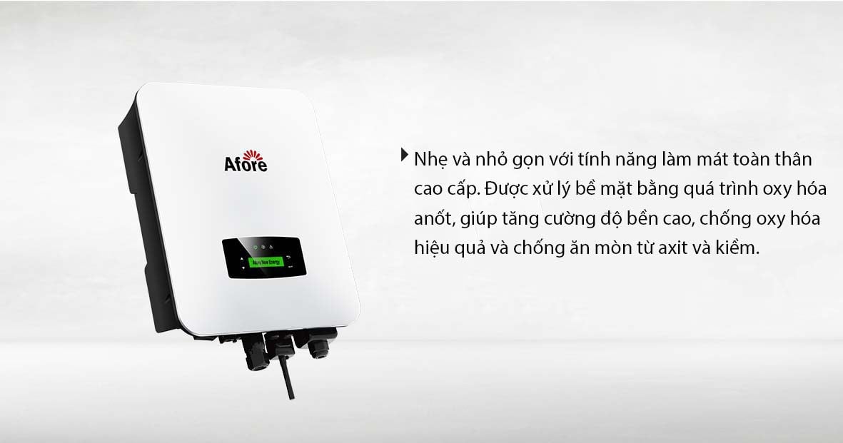 Biến tần hòa lưới một pha công suất 3-6 kW