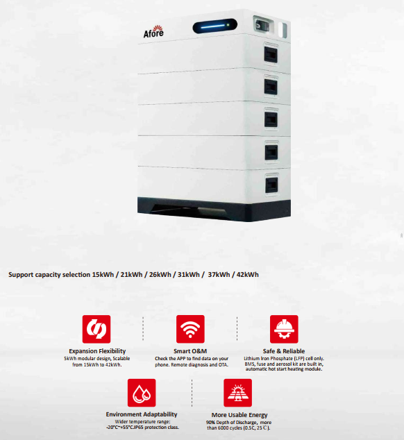 Wall mounted energy storage battery AF5000W-H1 (1)