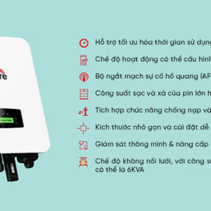 Biến tần hybrid 1 pha 4-6kw plus series - Afore