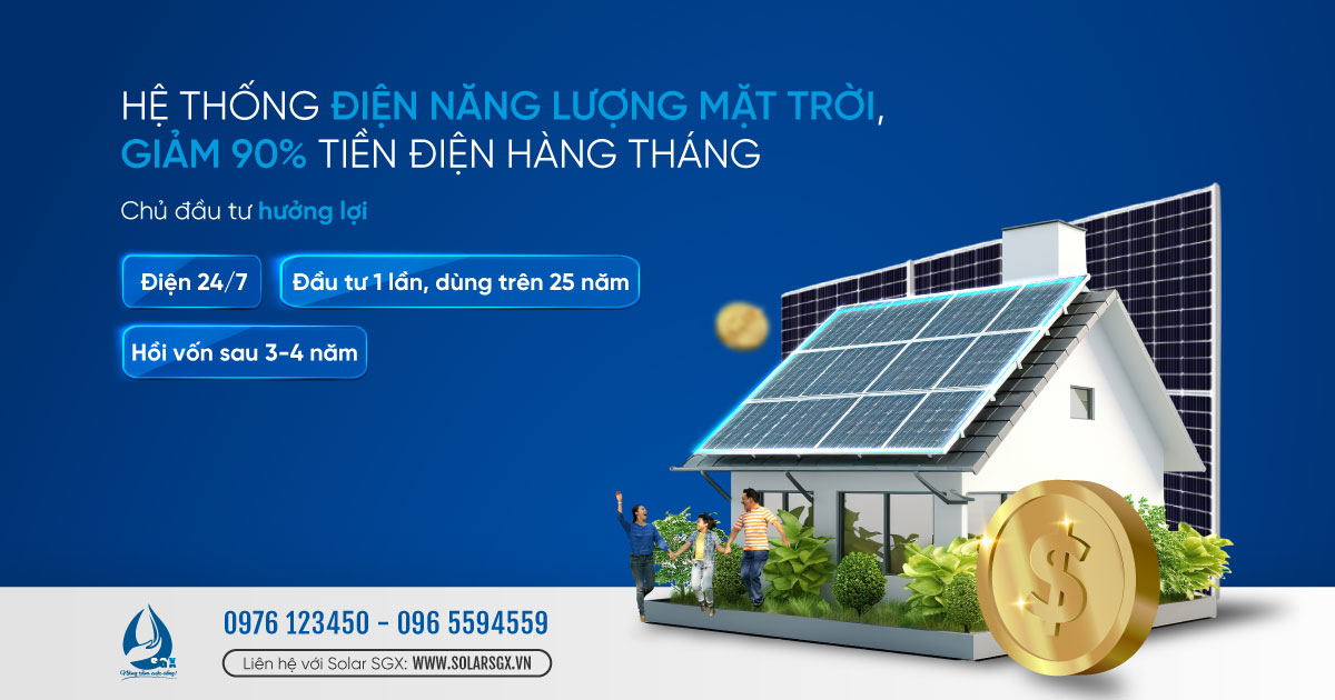 Solar SGX - Điện năng lượng mặt trời Sài Gòn Xanh