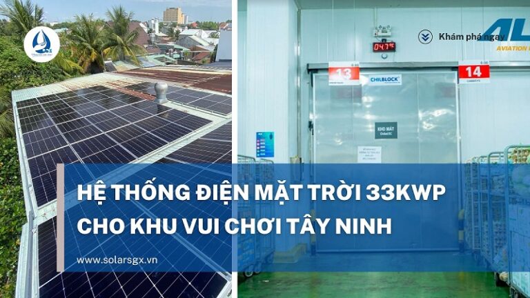 Hệ thống điện mặt trời cho kho lạnh tại Tây Ninh